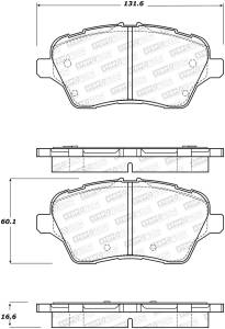 Brake Pads W/Hrdwr 308.17300