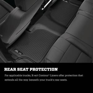 Husky Liners - Husky Liners 2018 Toyota Tacoma Crew/Extended Cab X-Act Contour Black Front Floor Liners 53751 - Image 19