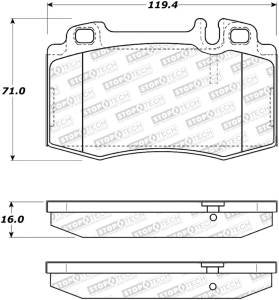 Brake Pads W/Hrdwr 308.08473