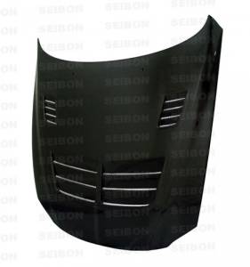 1992 - 2000 LEXUS SC SERIES SEIBON CARBON FIBER HOOD - TSII STYLE