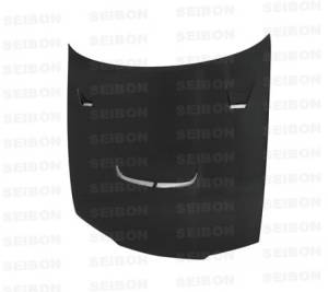 1990 - 1994 NISSAN SKYLINE R32 SEIBON CARBON FIBER HOOD - JU STYLE