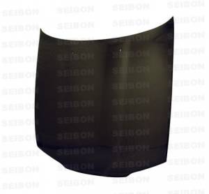 1990 - 1994 NISSAN SKYLINE R32 SEIBON CARBON FIBER HOOD - OE STYLE