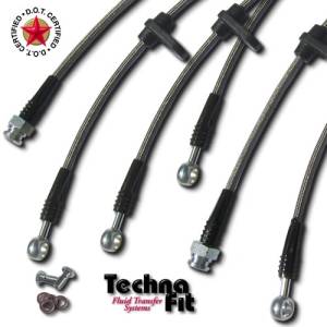 1987 - 1988 ACURA LEGEND COUPE REAR DISC 6 Line Brake Kit - Smoke