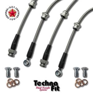 1988 - 1992 MAZDA MX-6/626/PROBE W/REAR DISC 4 Line Kit - Smoke