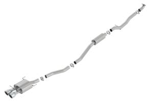 Borla - 2017-2019 Honda Civic SI 1.5L Turbo MT S-Type Borla 2.75in Cat-Back Exhaust - Image 1