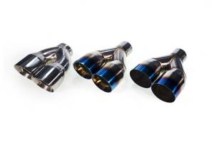 MAPerformance - 2015-2020 Subaru WRX / STI MAPerformance Catback Exhaust System - Blue Burnt Tips - Image 4