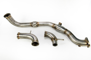 MAPerformance - 2015+ Ford Mustang Ecoboost MAPerformance Catted Mustang Ecoboost Downpipe - Image 1