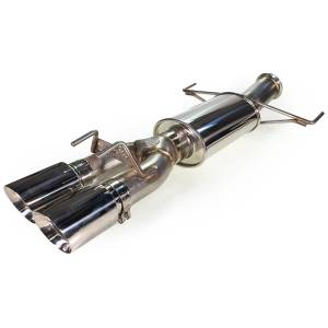 MAPerformance - 2016-2020 Honda Civic Sport Hatch MAPerformance Street PRL Front Pipe Connection Cat-Back Exhaust - Polished Tips - Image 2