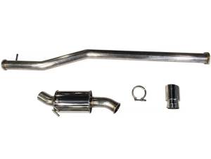 MAPerformance - 2008-2015 Mitsubishi Evo X MAPerformance Single Exit Cat-Back - Polished Tips - Image 2