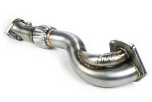 MAPerformance - 2008-2015 Mitsubishi Evo X MAPerformance O2 Eliminator Downpipe - Ceramic Coating - Image 1