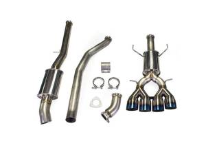 MAPerformance - 2017+ Honda Civic Si SEDAN ONLY MAPerformance Rear Race Muffer Catback Exhaust - Polished Tips - Image 1