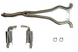 MAPerformance - 2015+ Ford Mustang Ecoboost MAPerformance P1.5 Performance Package - Raw Stainless Steel Intake/Chargepipe + Catted Downpipe - Image 2