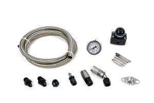 MAPerformance - 2003-2007 Mitsubishi Evo 8/9 MAPerformance AFPR Install Kit with MINI FueLab Purple/Clear Color Regulator - Push Lock Style Fuel Line - Image 2