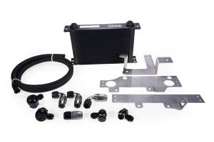 MAPerformance - 2008-2015 Mitsubishi Evo X MAPerformance Rev2 Oil Cooler Kit with Mounting Brackets - Lightweight Braided Hose - Image 1