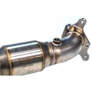 MAPerformance - 2017-2021 Honda Civic Type-R MAPerformance Downpipe with Black Ceramic Coating and OEM Gaskets - Standard Cat - Image 4