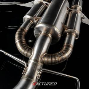 K-Tuned - 2017+ Honda Civic Type R FK8 K-Tuned Exhaust (3" Connection - For aftermarket downpipes) - Image 3