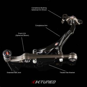 K-Tuned - 2004-2008 Acura TSX and 2003-2007 Honda Accord K-Tuned Roll Center / Extended Front Ball Joint - Image 3