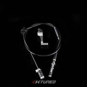 K-Tuned - 1988-2005 Honda Civic, 1990-2001 Acura Integra,  and 2002-2006 Acura RSX K-Tuned RHD Throttle Cable w/Universal Billet Bracket - 1450mm - Image 2