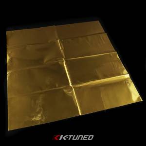 K-Tuned - K-Tuned High Heat Relfective Gold Tape Sheet - 20" x 20" - Image 1