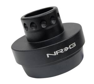 Yamaha/Honda NRG Innovations Short Spline Adapter - secures with OEM Lock Nut - Black