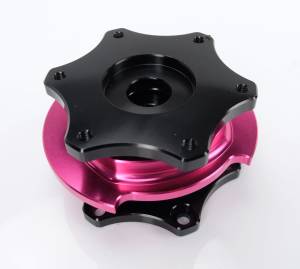 NRG Innovations - NRG Innovations Quick Release - Black Shinny Body / Pink Shinny Ring SFI SPEC 42.1 - Image 2