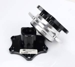 NRG Innovations - NRG Innovations Quick Release - Black Shinny Body / Silver Shinny Ring SFI SPEC 42.1 - Image 1