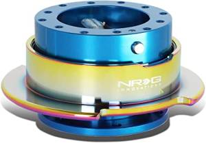 NRG Innovations - NRG Innovations Quick Release - Blue Body/Neo Chrome Ring - Image 1