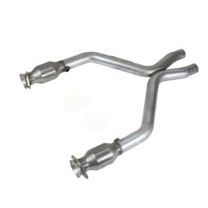 BBK - 2011-2014 Ford Mustang 3.7 V6 BBK Short Mid X Pipe With Catalytic Converters 2-1/2in - Image 1