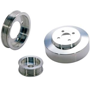 BBK - 1994-1995 Ford Mustang 5.0 BBK Underdrive Pulley Kit - Lightweight CNC Billet Aluminum (3pc) - Image 2