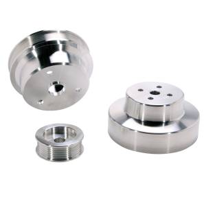 BBK - 1988-1995 GM Truck BBK Underdrive Pulley Kit - Lightweight CNC Billet Aluminum (3pc) - Image 2