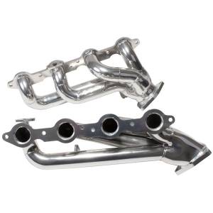 BBK - 1999-2004 GM Truck/SUV BBK Shorty Tuned Length Exhaust Headers 1-3/4in - Silver Ceramic - Image 2