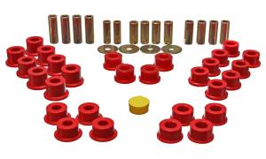 1990-1997 Mazda Miata Energy Suspension Red Rear Control Arm Bushing Set