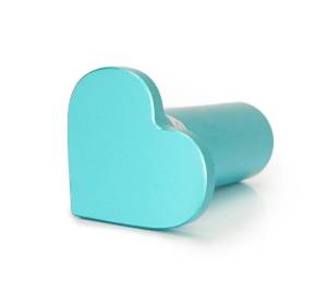 NRG Innovations - Toyota 86, WRX/STI, Mazda NRG Heart Shape Drift Button - Teal - Image 1