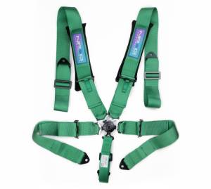 NRG Innovations - NRG 5pt 3inch Seat Belt Harness / Cam Lock - Green - Image 1
