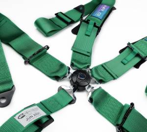 NRG Innovations - NRG 5pt 3inch Seat Belt Harness / Cam Lock - Green - Image 2