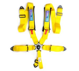 NRG Innovations - NRG 5pt 3inch Seat Belt Harness / Cam Lock - Yellow - Image 1