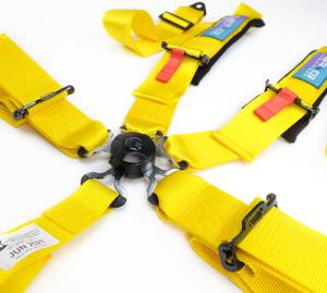 NRG Innovations - NRG 5pt 3inch Seat Belt Harness / Cam Lock - Yellow - Image 2