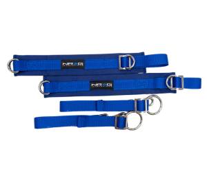 NRG Innovations - NRG SFI 3.3 Arm Restraints One Pair - Blue - Image 2