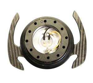 NRG Innovations - NRG Quick Release Kit Gen 4.0 - Black Body / Black Ring w/ CF Handles - Image 2