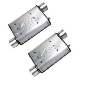 BBK - 1987-1993 Ford Mustang GT BBK Cat Back Kit Varitune Mufflers - Aluminized turn downs - Image 3